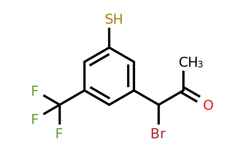 1806562-49-1 | 3-(1-Bromo-2-oxopropyl)-5-(trifluoromethyl)thiophenol