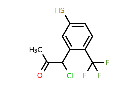 1806562-71-9 | 3-(1-Chloro-2-oxopropyl)-4-(trifluoromethyl)thiophenol
