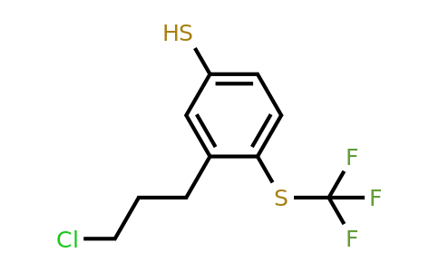 1806563-01-8 | 3-(3-Chloropropyl)-4-(trifluoromethylthio)thiophenol