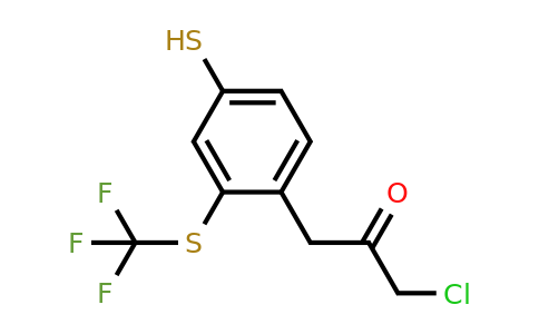 1806563-63-2 | 4-(3-Chloro-2-oxopropyl)-3-(trifluoromethylthio)thiophenol