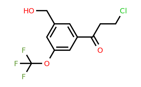 1806564-54-4 | 3-(3-Chloropropanoyl)-5-(trifluoromethoxy)benzylalcohol
