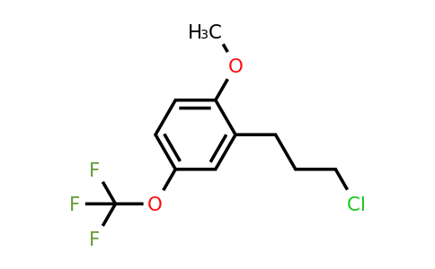 1806565-92-3 | 2-(3-Chloropropyl)-4-(trifluoromethoxy)anisole