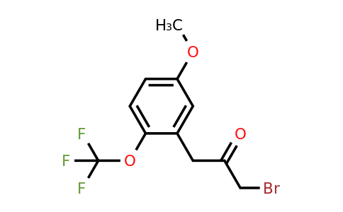 1806566-01-7 | 3-(3-Bromo-2-oxopropyl)-4-(trifluoromethoxy)anisole