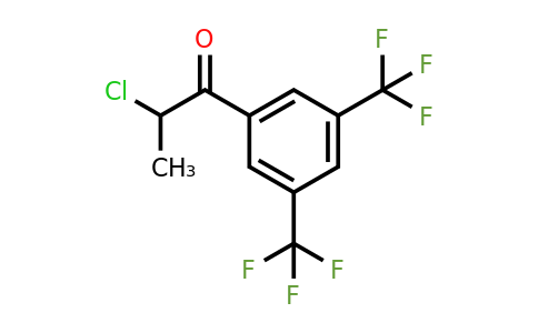 1806566-18-6 | 1-(3,5-Bis(trifluoromethyl)phenyl)-2-chloropropan-1-one