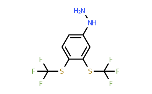 1806566-23-3 | (3,4-Bis(trifluoromethylthio)phenyl)hydrazine