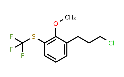 1806566-28-8 | 2-(3-Chloropropyl)-6-(trifluoromethylthio)anisole