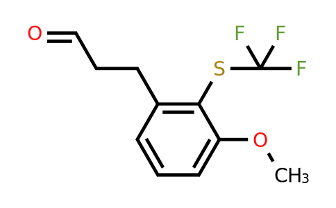 1806566-31-3 | 3-(3-Oxopropyl)-2-(trifluoromethylthio)anisole
