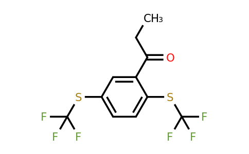1806566-51-7 | 1-(2,5-Bis(trifluoromethylthio)phenyl)propan-1-one