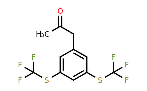 1806566-67-5 | 1-(3,5-Bis(trifluoromethylthio)phenyl)propan-2-one