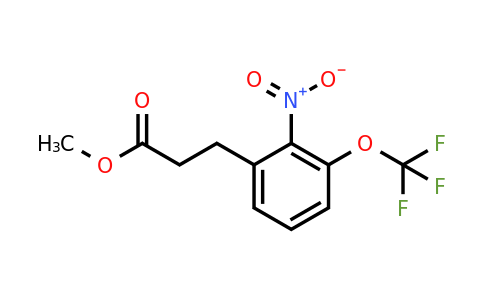 1806568-14-8 | Methyl 3-(2-nitro-3-(trifluoromethoxy)phenyl)propanoate