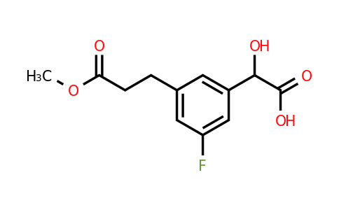 1806570-53-5 | 3-Fluoro-5-(3-methoxy-3-oxopropyl)mandelic acid