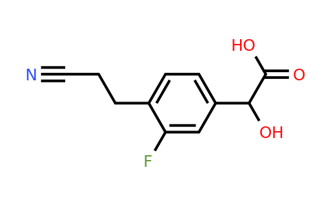 1806570-62-6 | 4-(2-Cyanoethyl)-3-fluoromandelic acid
