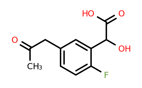 1806570-79-5 | 2-Fluoro-5-(2-oxopropyl)mandelic acid