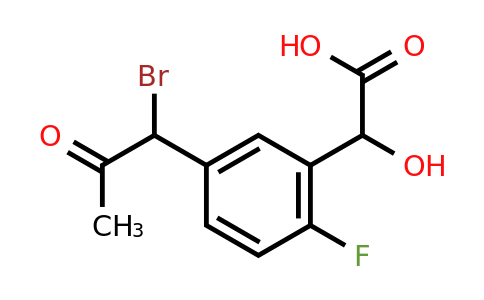 1806570-83-1 | 5-(1-Bromo-2-oxopropyl)-2-fluoromandelic acid