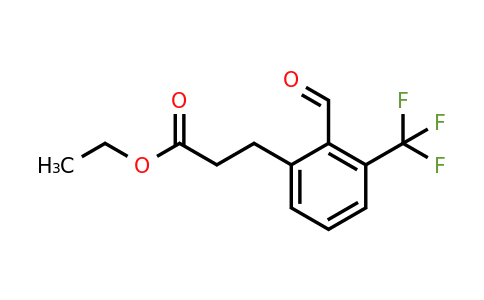 1806571-03-8 | Ethyl 3-(2-formyl-3-(trifluoromethyl)phenyl)propanoate