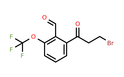 1806571-06-1 | 2-(3-Bromopropanoyl)-6-(trifluoromethoxy)benzaldehyde