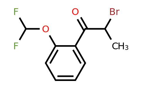 1806571-66-3 | 2-Bromo-1-(2-(difluoromethoxy)phenyl)propan-1-one