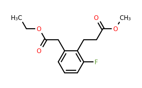 1806571-69-6 | Ethyl 3-fluoro-2-(3-methoxy-3-oxopropyl)phenylacetate