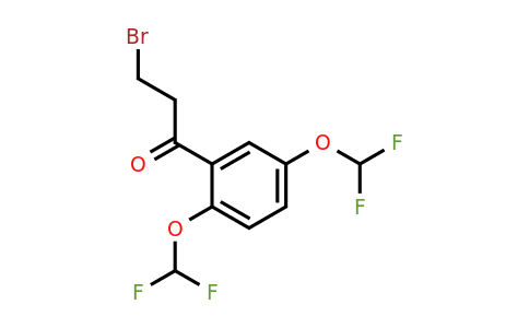 1806572-54-2 | 1-(2,5-Bis(difluoromethoxy)phenyl)-3-bromopropan-1-one