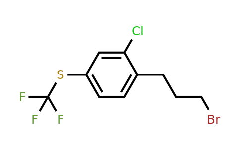 1806573-33-0 | 1-(3-Bromopropyl)-2-chloro-4-(trifluoromethylthio)benzene