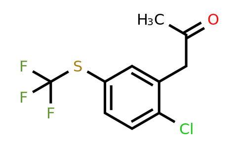 1-(2-Chloro-5-(trifluoromethylthio)phenyl)propan-2-one