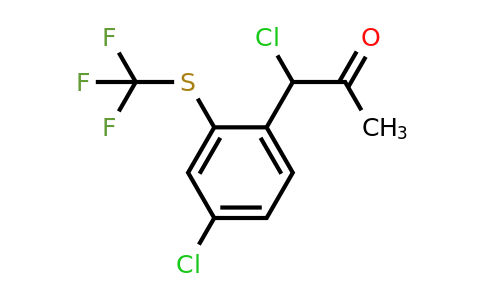 1806574-52-6 | 1-Chloro-1-(4-chloro-2-(trifluoromethylthio)phenyl)propan-2-one