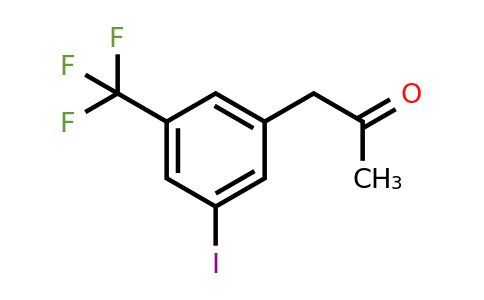 1806575-10-9 | 1-(3-Iodo-5-(trifluoromethyl)phenyl)propan-2-one