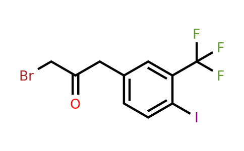1806575-31-4 | 1-Bromo-3-(4-iodo-3-(trifluoromethyl)phenyl)propan-2-one