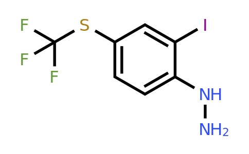 1806575-47-2 | 1-(2-Iodo-4-(trifluoromethylthio)phenyl)hydrazine