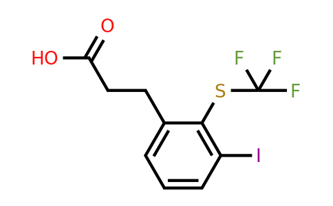 1806575-62-1 | 3-(3-Iodo-2-(trifluoromethylthio)phenyl)propanoic acid