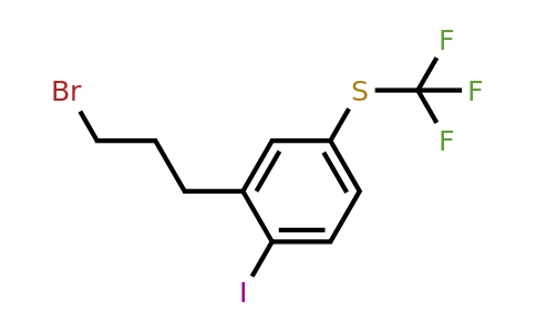 1806575-85-8 | 1-(3-Bromopropyl)-2-iodo-5-(trifluoromethylthio)benzene