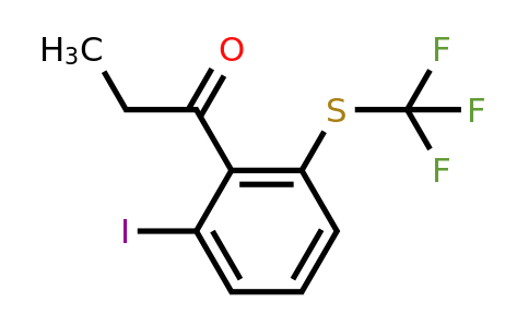 1806575-92-7 | 1-(2-Iodo-6-(trifluoromethylthio)phenyl)propan-1-one