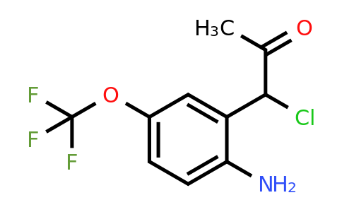 1806576-04-4 | 1-(2-Amino-5-(trifluoromethoxy)phenyl)-1-chloropropan-2-one