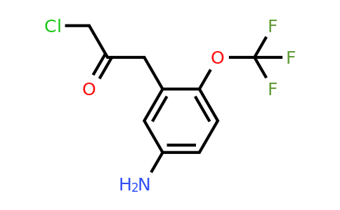 1806576-26-0 | 1-(5-Amino-2-(trifluoromethoxy)phenyl)-3-chloropropan-2-one