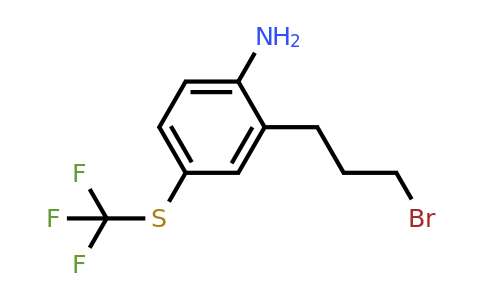 1806577-18-3 | 2-(3-Bromopropyl)-4-(trifluoromethylthio)aniline