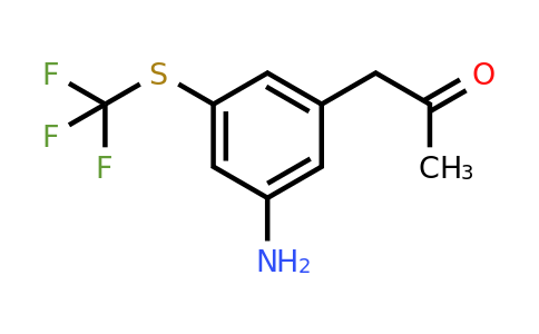 1806577-39-8 | 1-(3-Amino-5-(trifluoromethylthio)phenyl)propan-2-one