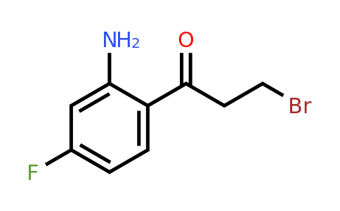 1806577-73-0 | 1-(2-Amino-4-fluorophenyl)-3-bromopropan-1-one