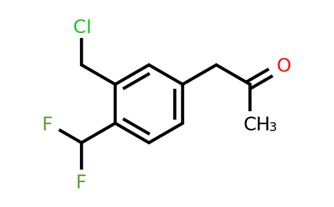 1806577-98-9 | 1-(3-(Chloromethyl)-4-(difluoromethyl)phenyl)propan-2-one
