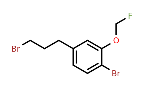 1806578-48-2 | 1-Bromo-4-(3-bromopropyl)-2-(fluoromethoxy)benzene