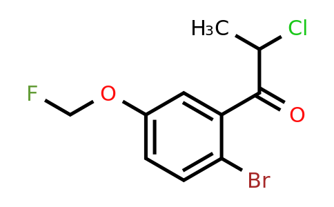 1806578-68-6 | 1-(2-Bromo-5-(fluoromethoxy)phenyl)-2-chloropropan-1-one