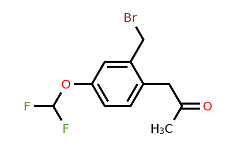 1806578-94-8 | 1-(2-(Bromomethyl)-4-(difluoromethoxy)phenyl)propan-2-one