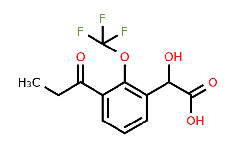1806579-46-3 | 3-Propionyl-2-(trifluoromethoxy)mandelic acid