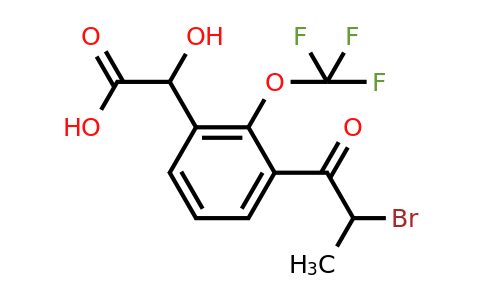 1806579-48-5 | 3-(2-Bromopropanoyl)-2-(trifluoromethoxy)mandelic acid