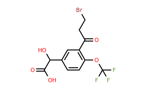 1806579-51-0 | 3-(3-Bromopropanoyl)-4-(trifluoromethoxy)mandelic acid