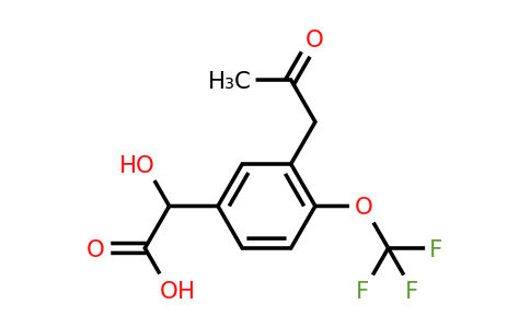 1806579-59-8 | 3-(2-Oxopropyl)-4-(trifluoromethoxy)mandelic acid
