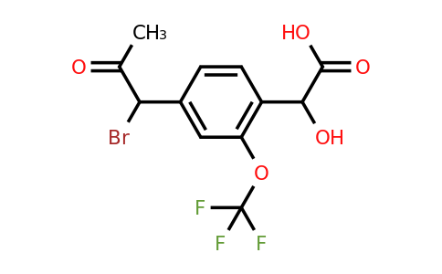 1806579-63-4 | 4-(1-Bromo-2-oxopropyl)-2-(trifluoromethoxy)mandelic acid