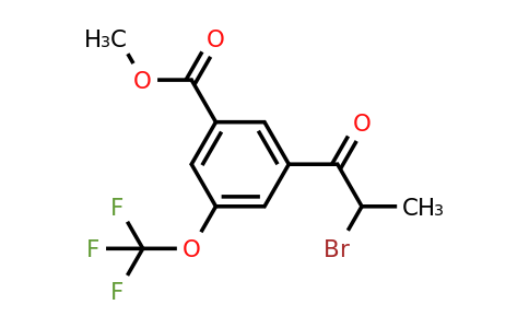 1806579-97-4 | Methyl 3-(2-bromopropanoyl)-5-(trifluoromethoxy)benzoate