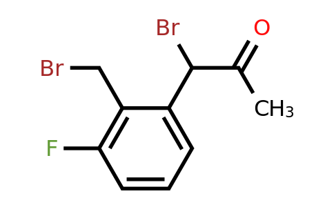 1806579-99-6 | 1-Bromo-1-(2-(bromomethyl)-3-fluorophenyl)propan-2-one