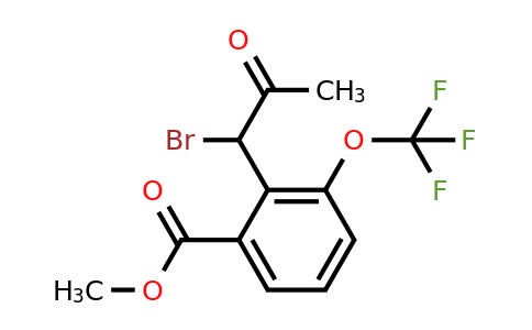 1806580-06-2 | Methyl 2-(1-bromo-2-oxopropyl)-3-(trifluoromethoxy)benzoate