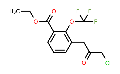 1806580-49-3 | Ethyl 3-(3-chloro-2-oxopropyl)-2-(trifluoromethoxy)benzoate